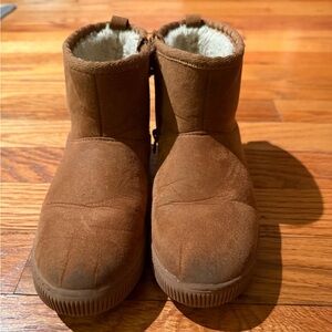 Girls Brown Ankle Boots Size 12T